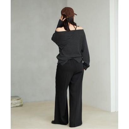 プラージュ Plage 《追加予約》Off shoulder slit ニット 5 （ホワイト）｜詳細画像