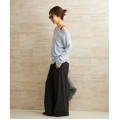 プラージュ Plage 《追加予約》Off shoulder slit ニット 5 （ホワイト）｜詳細画像