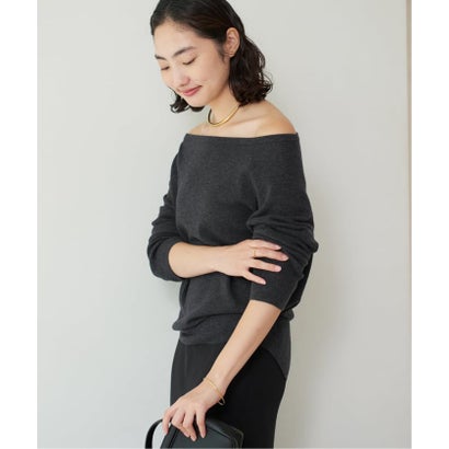 プラージュ Plage 《追加予約》Off shoulder slit ニット 5 （ホワイト）｜詳細画像