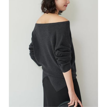 プラージュ Plage 《追加予約》Off shoulder slit ニット 5 （ホワイト）｜詳細画像