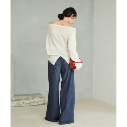 プラージュ Plage 《追加予約》Off shoulder slit ニット 5 （ブラウン）｜詳細画像