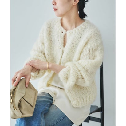 《追加予約》HAND KNIT ジャンボタム カーディガン 2 （ナチュラル）｜詳細画像