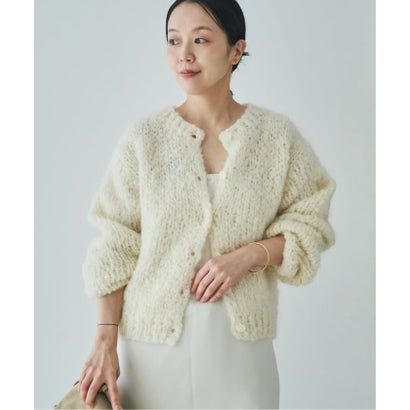 《追加予約》HAND KNIT ジャンボタム カーディガン 2 （サックスブルー）｜詳細画像