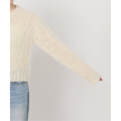 《追加予約》HAND KNIT ジャンボタム カーディガン 2 （サックスブルー）｜詳細画像