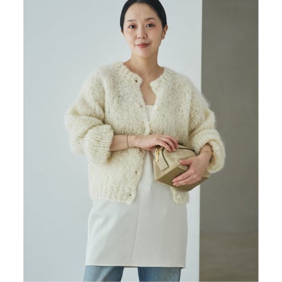 《追加予約》HAND KNIT ジャンボタム カーディガン 2 （サックスブルー）｜詳細画像