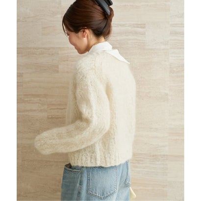 《追加予約》HAND KNIT ジャンボタム カーディガン 2 （サックスブルー）｜詳細画像