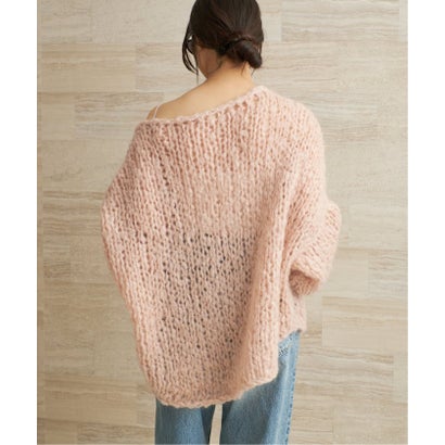 プラージュ Plage 《追加予約》HAND KNIT ジャンボタム プルオーバー 3 （イエロー）｜詳細画像