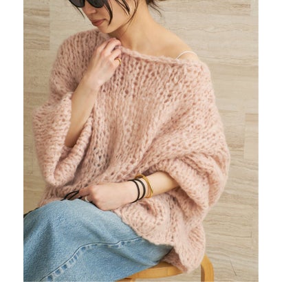 プラージュ Plage 《追加予約》HAND KNIT ジャンボタム プルオーバー 3 （イエロー）｜詳細画像