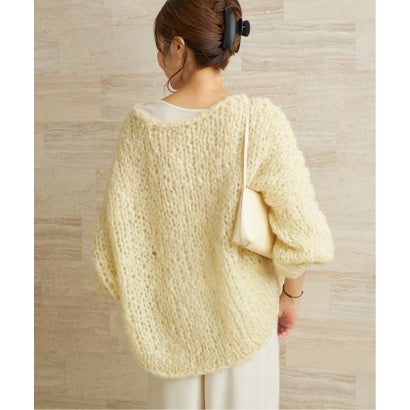 プラージュ Plage 《追加予約》HAND KNIT ジャンボタム プルオーバー 3 （イエロー）｜詳細画像
