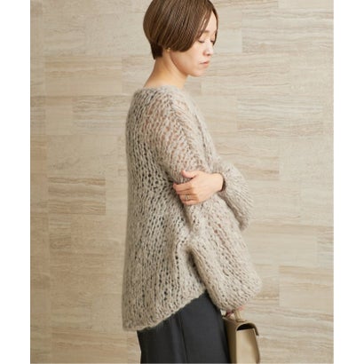 プラージュ Plage 《追加予約》HAND KNIT ジャンボタム プルオーバー 3 （イエロー）｜詳細画像