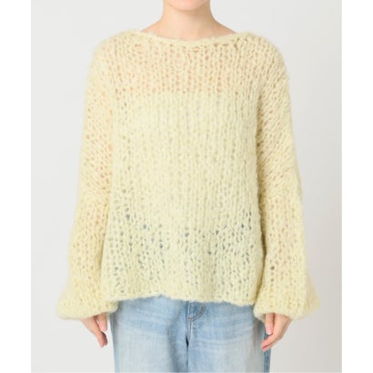 プラージュ Plage 《追加予約》HAND KNIT ジャンボタム プルオーバー 3 （イエロー）｜詳細画像