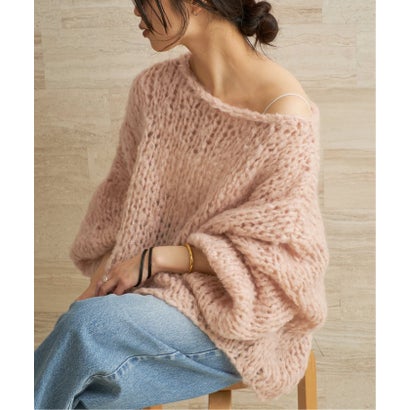 プラージュ Plage 《追加予約》HAND KNIT ジャンボタム プルオーバー 3 （イエロー）｜詳細画像