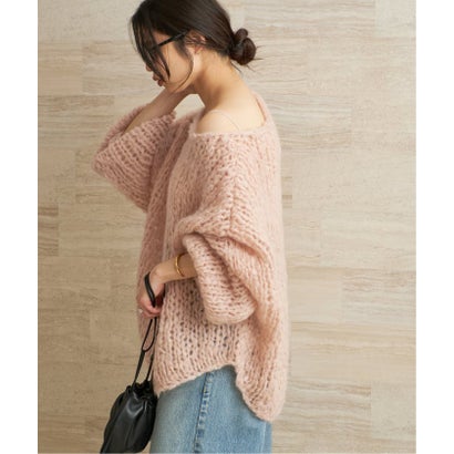プラージュ Plage 《追加予約》HAND KNIT ジャンボタム プルオーバー 3 （イエロー）｜詳細画像