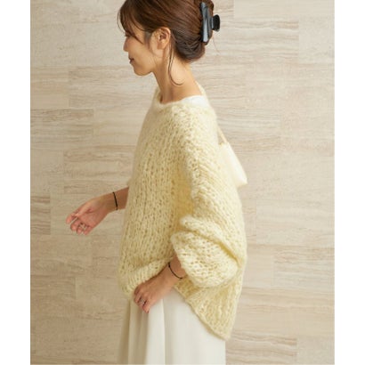 プラージュ Plage 《追加予約》HAND KNIT ジャンボタム プルオーバー 3 （ピンク）｜詳細画像