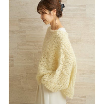 プラージュ Plage 《追加予約》HAND KNIT ジャンボタム プルオーバー 3 （ピンク）｜詳細画像