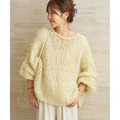 プラージュ Plage 《追加予約》HAND KNIT ジャンボタム プルオーバー 3 （ピンク）｜詳細画像
