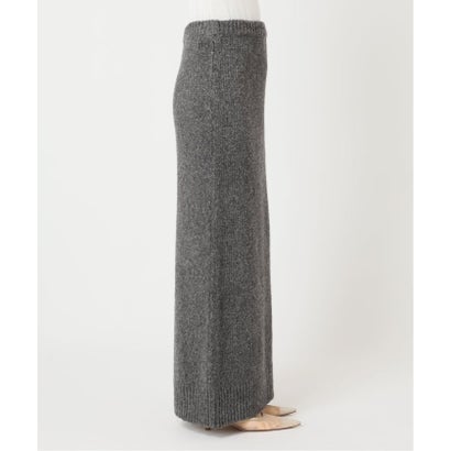 《予約》KNIT ロングスカート （ホワイト）｜詳細画像