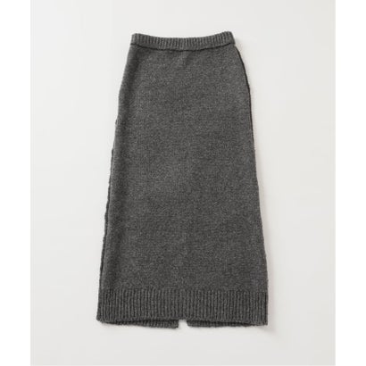 《予約》KNIT ロングスカート （ホワイト）｜詳細画像