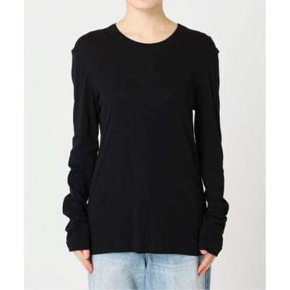 《予約》FLORE FLORE / フローレフローレ SOPHIE ロングスリーブTシャツ （ブラック）｜詳細画像
