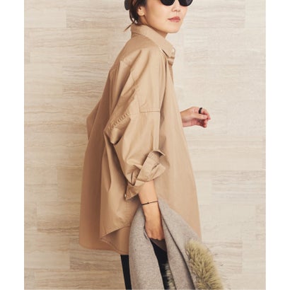プラージュ Plage 製品加工 Poncho シャツ （ベージュ）｜詳細画像