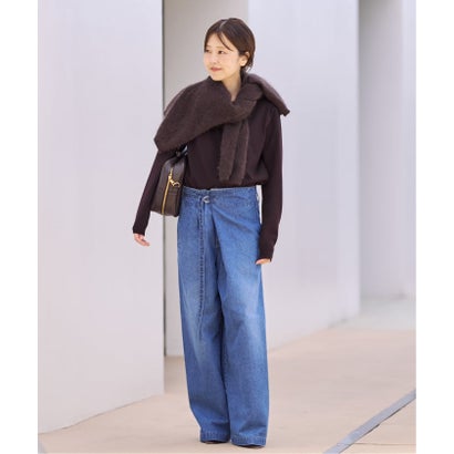 《一部店舗・WEB限定追加予約》R’IAM ウールカシュクールカーディガン （グレー）｜詳細画像