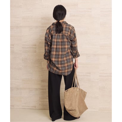 《追加予約》SIDOGRAS  flannel check シャツ 2 （ブラック）｜詳細画像