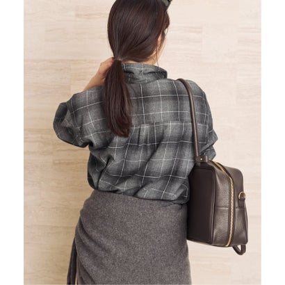 《追加予約》SIDOGRAS  flannel check シャツ 2 （ブラック）｜詳細画像
