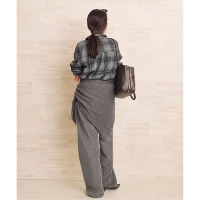 《追加予約》SIDOGRAS  flannel check シャツ 2 （ベージュ）｜詳細画像