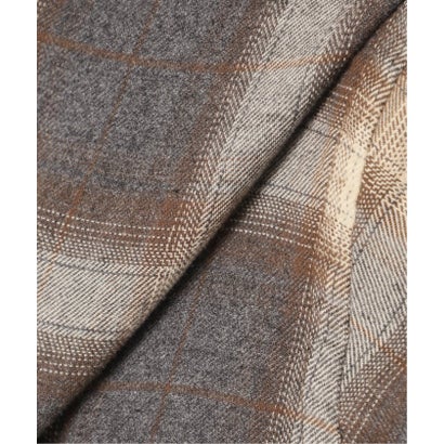 《追加予約》SIDOGRAS  flannel check シャツ 2 （グレー）｜詳細画像