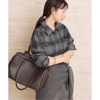 《追加予約》SIDOGRAS  flannel check シャツ 2 （グレー）｜詳細画像