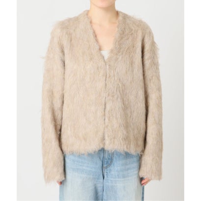 《追加予約》Shaggy fur カーディガン  2 （ベージュ）｜詳細画像