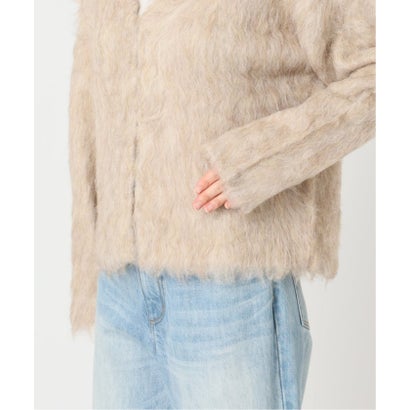 《追加予約》Shaggy fur カーディガン  2 （ベージュ）｜詳細画像