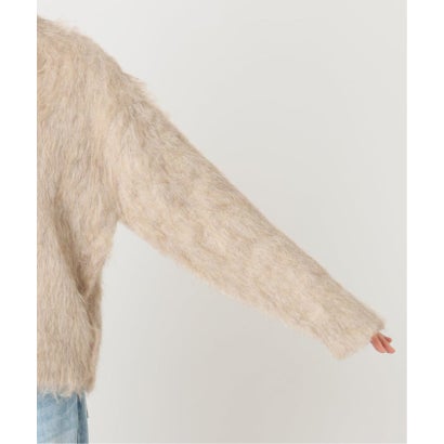 《追加予約》Shaggy fur カーディガン  2 （ベージュ）｜詳細画像