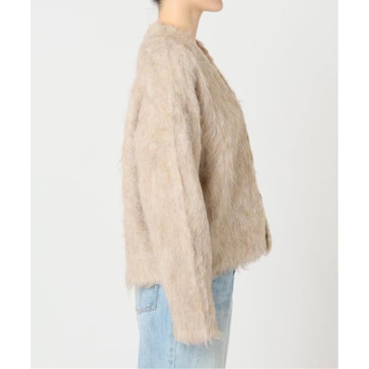 《追加予約》Shaggy fur カーディガン  2 （ベージュ）｜詳細画像