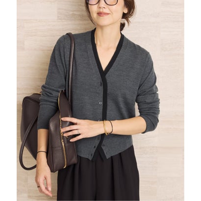 《追加予約》Chiffon Collar カーディガン 2 （ベージュ）｜詳細画像
