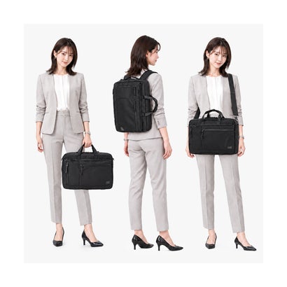 ポーター PORTER ポーター インタラクティブ 3WAYブリーフケース 536ー16153 吉田カバン 3WAY ビジネスバッグ ビジネスリュック メンズ A4 B4 PORTER （ブラック）｜詳細画像