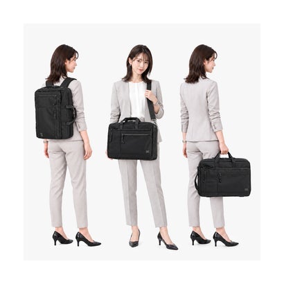 ポーター PORTER ポーター インタラクティブ 3WAYブリーフケース 536ー16152 吉田カバン 3WAY ビジネスバッグ ビジネスリュック メンズ A4 B4 PORTER （ブラック）｜詳細画像