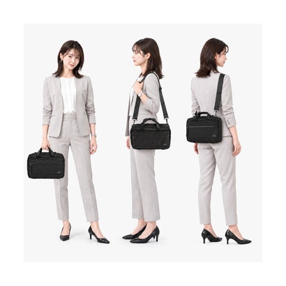 ポーター PORTER ポーター インタラクティブ 2WAYブリーフケース 536ー16154 吉田カバン ビジネスバッグ メンズ ブランド 小さめ 軽量 B5 PORTER （ブラック）｜詳細画像