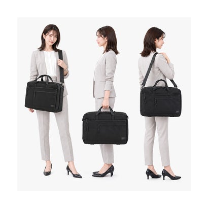ポーター PORTER ポーター インタラクティブ 2WAYオーバーナイトブリーフケース 536ー16151 吉田カバン ビジネスバッグ オーバーナイター A4 B4 PORTER （ブラック）｜詳細画像