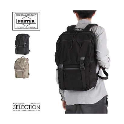 ポーター PORTER ポーター クランカーズ デイパック(L) 568ー08172 吉田カバン リュック バックパック メンズ レディース ブランド 20L A4 B4 PORTER （ベージュ【40】）｜詳細画像