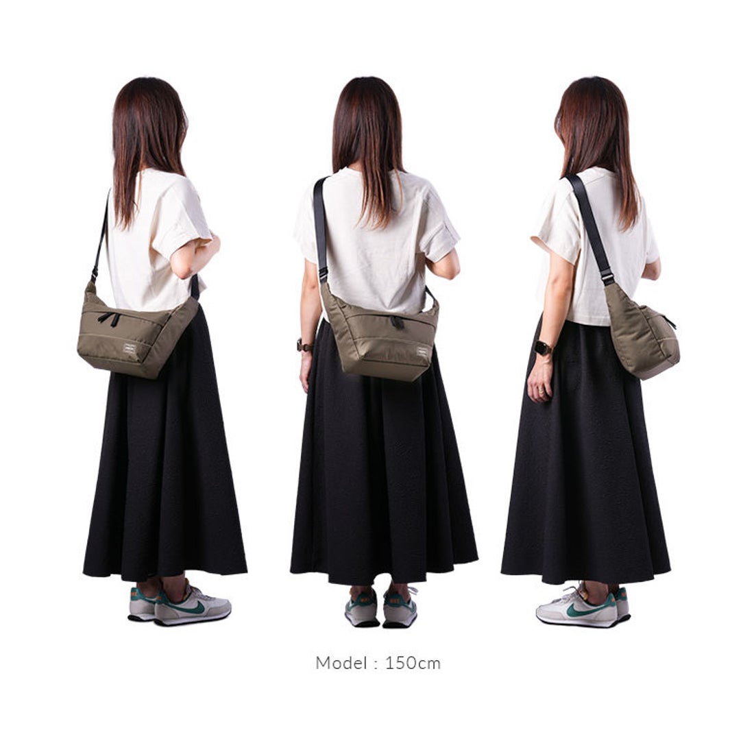 ポーター ムース ショルダーバッグ(S) ブラック ポーター PORTER ポーター ムース ショルダーバッグ(S) 751ー09875 751