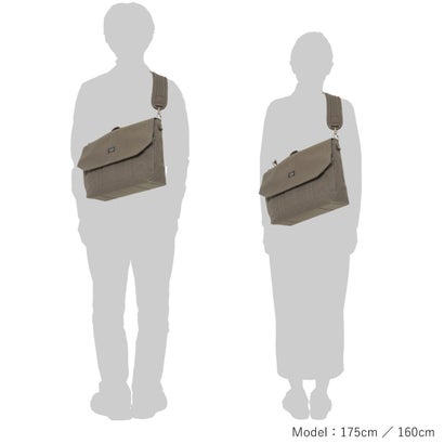 ポーター PORTER エア ダック メッセンジャーバッグ 506-19026 AIR DUCK MESSENGER BAG メンズ レディース ショルダーバッグ 大きめ A4 B4 PC 大人 ブランド 通勤 キャンバス （ブラック）｜詳細画像