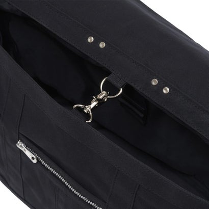 ポーター PORTER エア ダック メッセンジャーバッグ 506-19026 AIR DUCK MESSENGER BAG メンズ レディース ショルダーバッグ 大きめ A4 B4 PC 大人 ブランド 通勤 キャンバス （ブラック）｜詳細画像