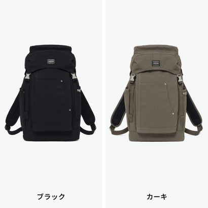 ポーター PORTER エア ダック リュック 506-19025 AIR DUCK BACKPACK メンズ レディース バックパック 小さめ PC 大人 ブランド 通勤 キャンバス カジュアル シンプル （ブラック）｜詳細画像