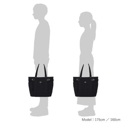ポーター PORTER エア ダック トートバッグ 506-19027 AIR DUCK TOTE BAG メンズ レディース トート バッグ 大きめ A4 B4 PC 大人 ブランド 通勤 ビジネス カジュアル （ブラック）｜詳細画像