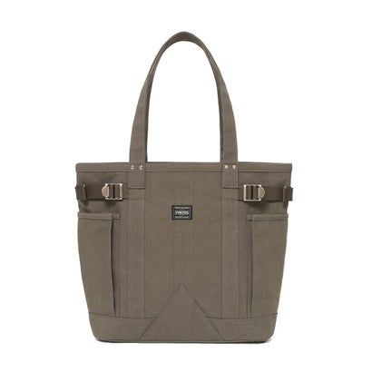 ポーター PORTER エア ダック トートバッグ 506-19027 AIR DUCK TOTE BAG メンズ レディース トート バッグ 大きめ A4 B4 PC 大人 ブランド 通勤 ビジネス カジュアル （カーキ）｜詳細画像