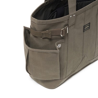 ポーター PORTER エア ダック トートバッグ 506-19027 AIR DUCK TOTE BAG メンズ レディース トート バッグ 大きめ A4 B4 PC 大人 ブランド 通勤 ビジネス カジュアル （カーキ）｜詳細画像