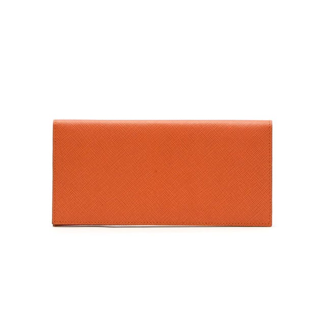 グルー ロングウォレット 079ー02932 長財布 吉田カバン GLUE 財布 メンズ 革 （オレンジ）