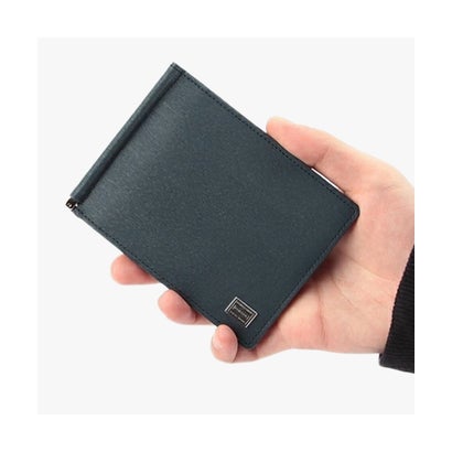 ポーター PORTER ポーター カレント マネークリップ 052ー02215 吉田カバン 財布 二つ折り 二つ折り財布 薄型 薄い 本革 レザー ブランド メンズ PORTER （ブラック【10】）｜詳細画像
