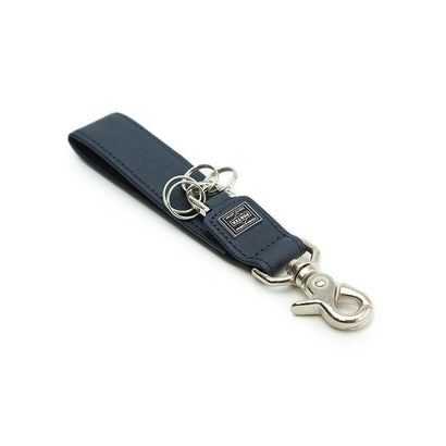 ポーター PORTER ポーター カレント キーホルダー 052ー02217 吉田カバン キーリング メンズ レディース ブランド レザー 革 本革 おしゃれ PORTER （ブラック【10】）｜詳細画像